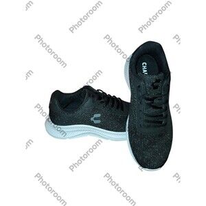 Charly Spatter Women's Running Shoes Black/White Size 7.5 Lightweight